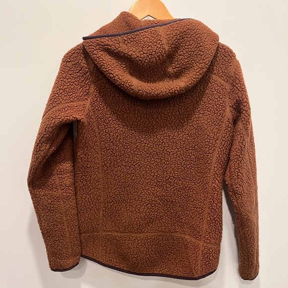 Patagonia Women's Retro Pile Fleece Hoodie in Brown - Picture 4 of 4